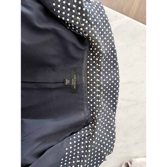 Ann Taylor- Blazer- Polka Dot - Size 10 Petite - Picture 4 of 5